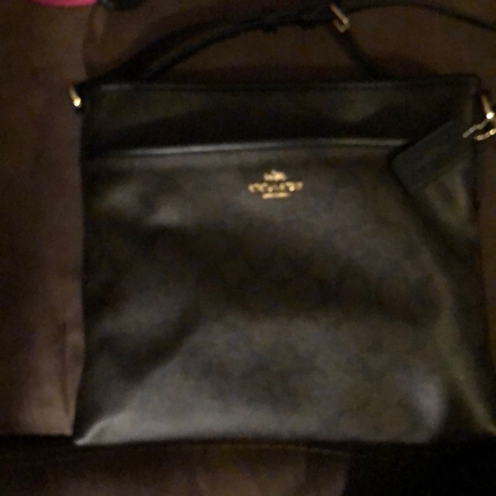 Coach Signature File Crossbody/Messenger Bag